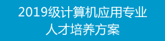 2019级计算机应用专业人才培养方案